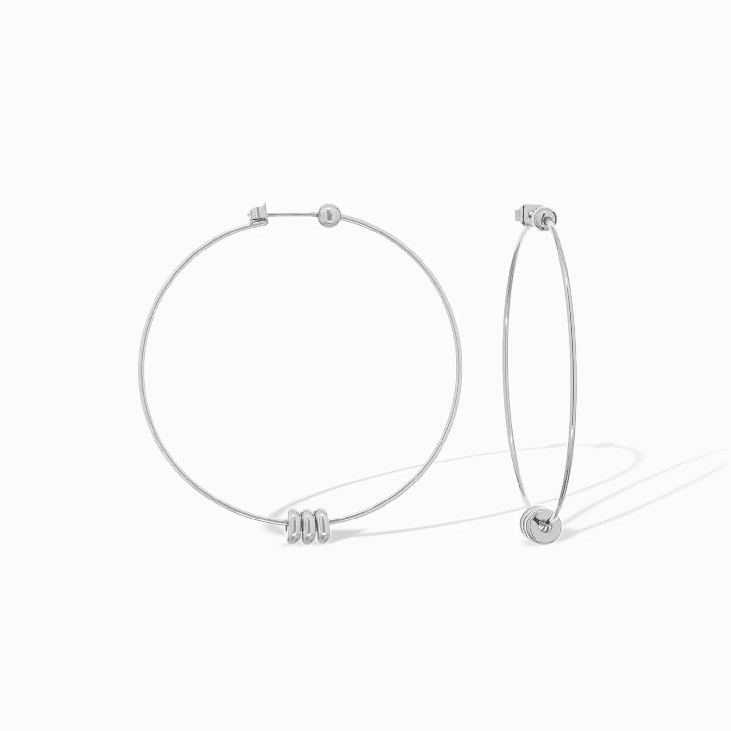 thin hoop with rondelle beads - Image 5