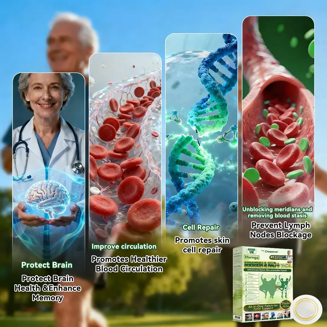 【𝐎𝐟𝐟𝐢𝐜𝐢𝐚𝐥 𝐔𝐊 𝐒𝐭𝐨𝐫𝐞】🧑‍⚕️🩺  𝐂𝐥𝐞𝐚𝐫𝐞𝐧𝐚® 𝐌𝐨𝐫𝐢𝐧𝐠𝐚 · 𝐁𝐞𝐫𝐛𝐞𝐫𝐢𝐧𝐞 × 𝐍𝐀𝐃+ 𝟏𝟎-𝐢𝐧-𝟏 𝐀𝐝𝐯𝐚𝐧𝐜𝐞𝐝 𝐍𝐚𝐧𝐨 𝐌𝐢𝐜𝐫𝐨𝐧𝐞𝐞𝐝𝐥𝐞 𝐏𝐚𝐭𝐜𝐡 · 🌿𝐓𝐨𝐭𝐚𝐥 𝐒𝐮𝐩𝐩𝐨𝐫𝐭, 𝐀𝐥𝐥-𝐢𝐧-𝐎𝐧𝐞 𝐏𝐚𝐭𝐜𝐡 — 💪𝘖𝘯𝘤𝘦 𝘋𝘢𝘪𝘭𝘺, 𝘝𝘪𝘴𝘪𝘣𝘭𝘦 𝘙𝘦𝘴𝘶𝘭𝘵𝘴 𝘪𝘯 7 𝘋𝘢𝘺𝘴 - Image 7
