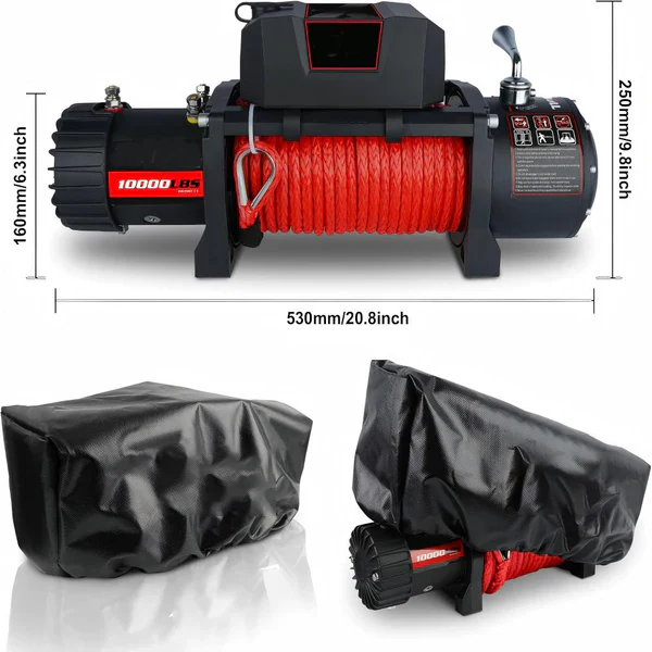 Winch Cover for 10,000–14,500 LBS Electric Winches - Image 3